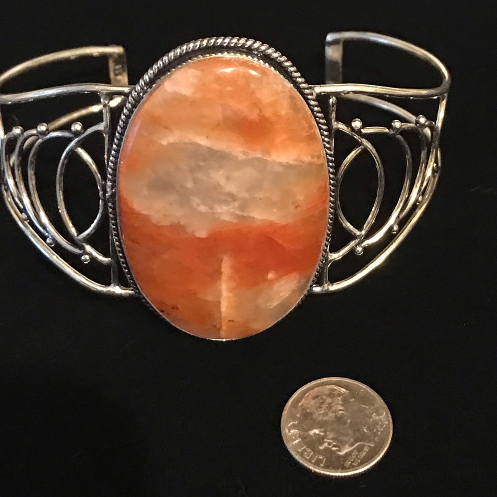 Orange Adventurine Cuff 💜